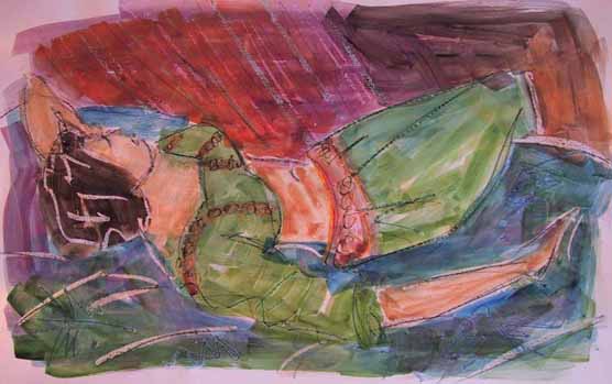 Amarine - Peintures - Aquarelles - Femmes