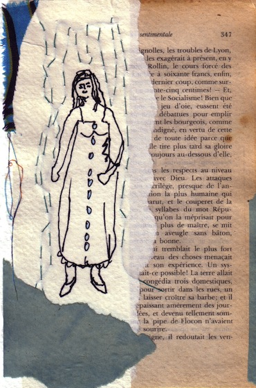 Femmes - 2012 - Nuage - Collages - Papiers collés - Techniques mixtes