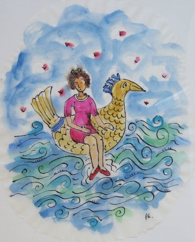 Florence Fofana - Peinture - Femmes - 2013 - Vogue - Animal - Animaux