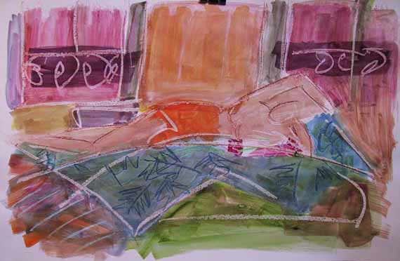 Berardie  - Peintures - Aquarelles - Femmes - Nus - Nues