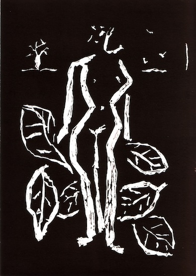 Linogravures - Chant secret Femmes - Nus - Nues - Plantes - Flores - Arbres - Oiseaux