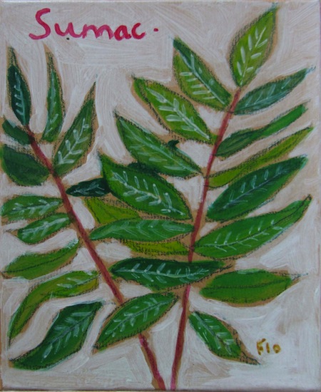 Sumac - Natures - Peintures - Acryliques - Flores - Plantes - Fleurs