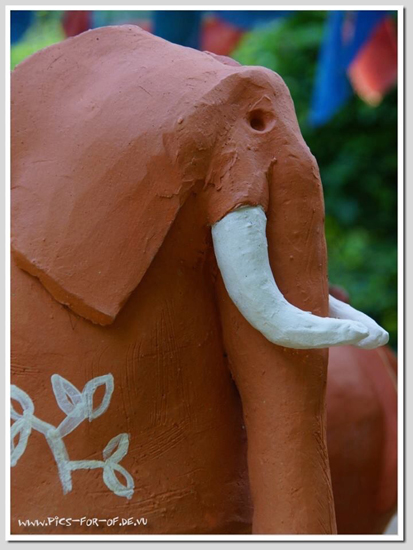 Modelage - Céramique - Animal - Animaux - Elephant - Terre cuite
